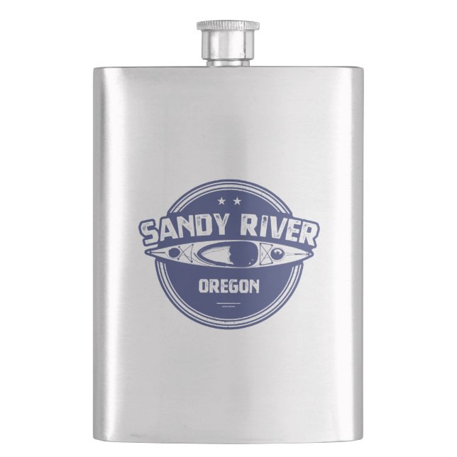 Petaca Río Sandy Oregon Kayaking (Anverso)