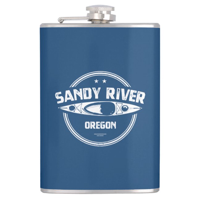 Petaca Río Sandy Oregon Kayaking (Anverso)