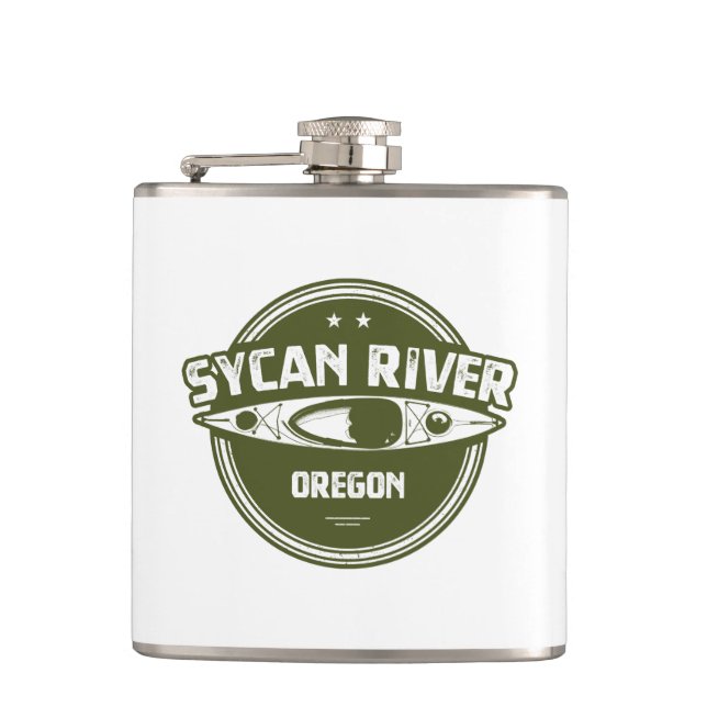Petaca Río Sicano Oregon Kayaking (Anverso)