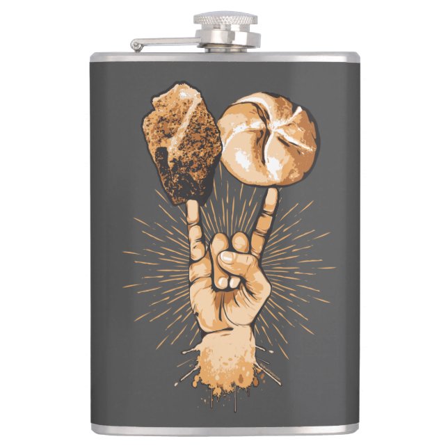 Petaca Rock and Roll Flask (Anverso)