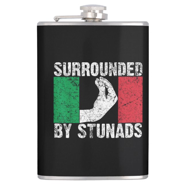 Petaca Rodeado de Stunads (Anverso)