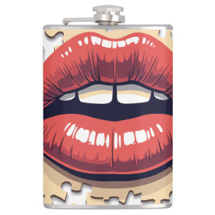 Petaca Rompecabezas de los labios pop