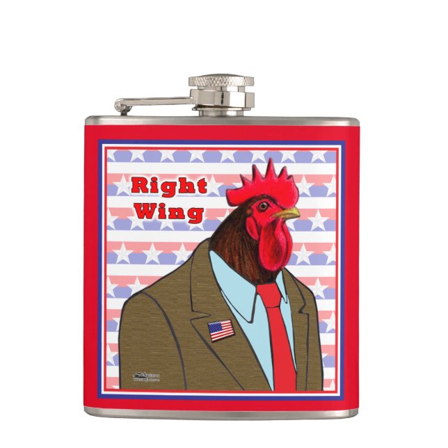 Petaca Rooster de ala derecha (Anverso)