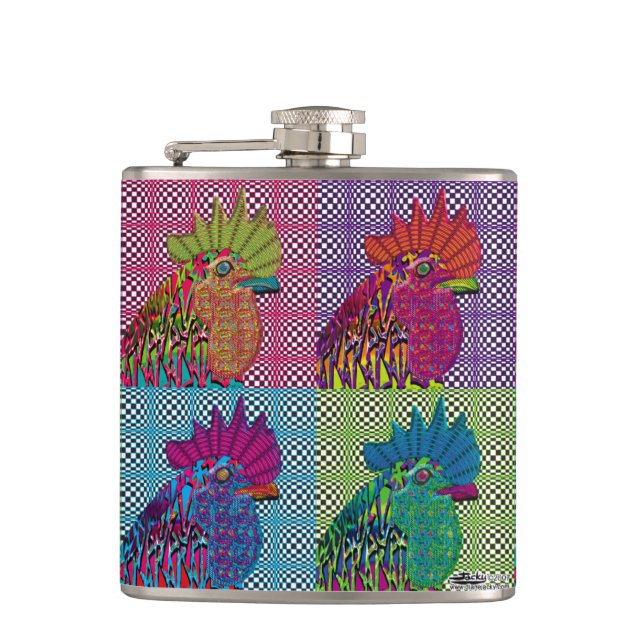 Petaca Roosters Gone Psycho (Anverso)
