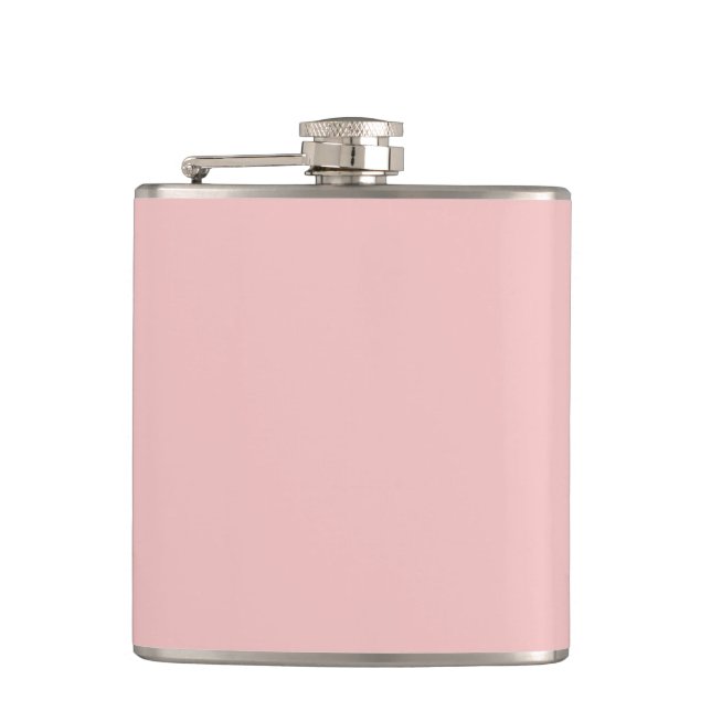 Petaca Rosa bebé (color sólido) (Anverso)