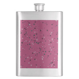 Petaca Rosa Caliente Con Confeti