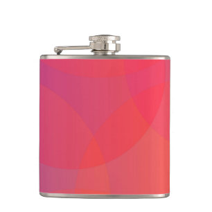 Petaca Rosa, naranja, arte moderno, simple, fresco, de