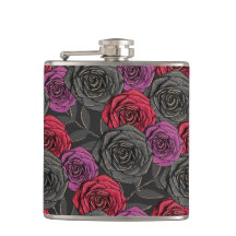 Rosas DE PURPLE ROJO NEGRO HALLOWEEN