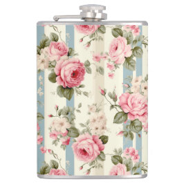 Petaca Rosas de Shabby Chic Vintage