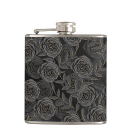 Petaca Rosas SPOOKY BLACK HALLOWEEN