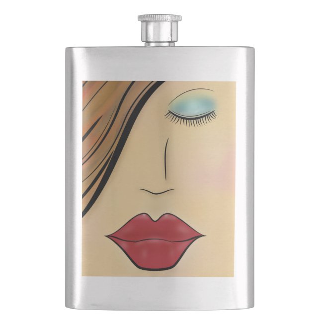 Petaca Rostro Femenino (Anverso)