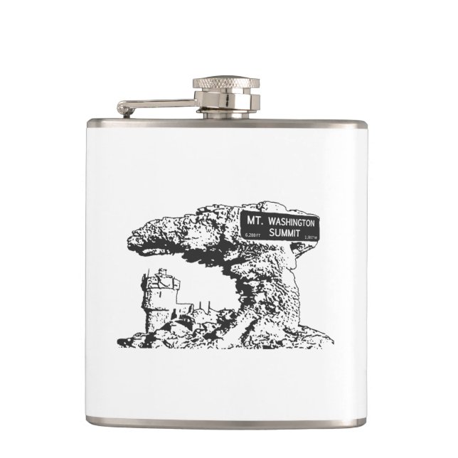 Petaca Rótulo de la Cumbre de Washington (Anverso)