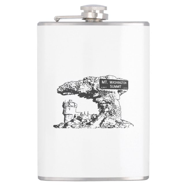 Petaca Rótulo de la Cumbre de Washington (Anverso)