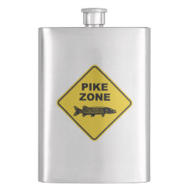 Petaca Rótulo de la zona de pesca de coca