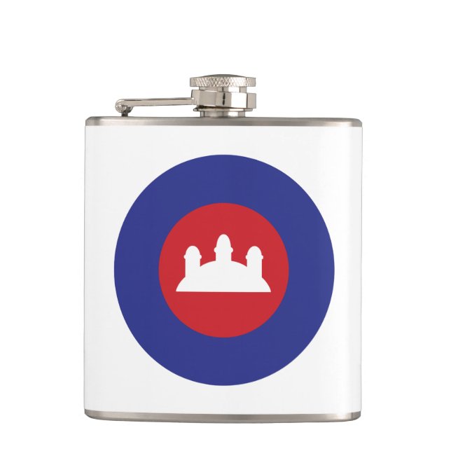 Petaca Roundel de Camboya (Anverso)