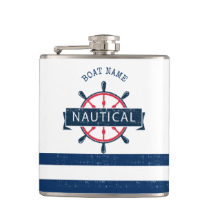 Petaca Rueda Náutica, Correa Azul Navy