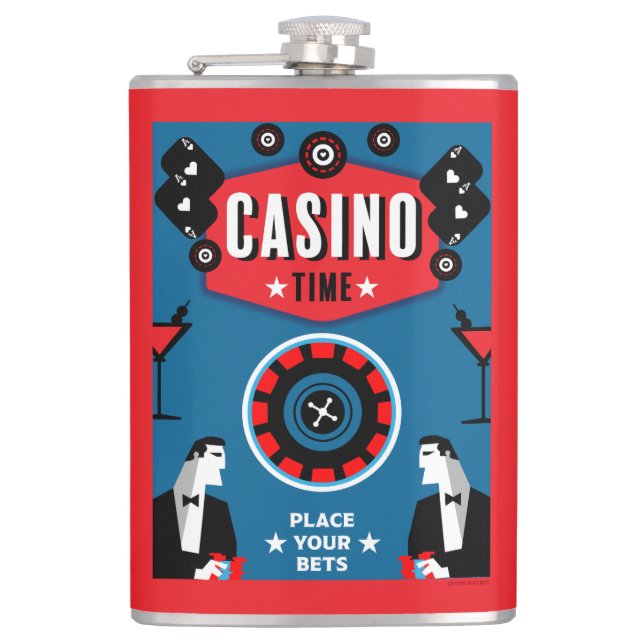 Petaca Ruleta de póquer de juegos de casino (Anverso)