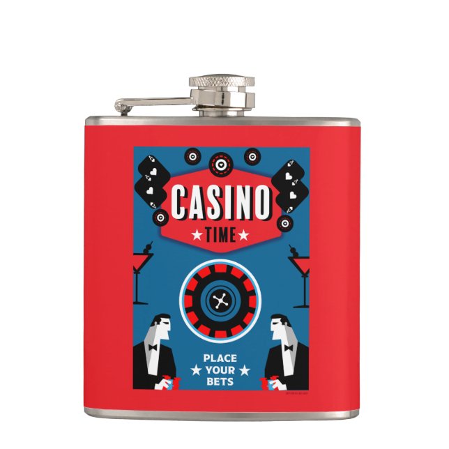 Petaca Ruleta de póquer de juegos de casino (Anverso)