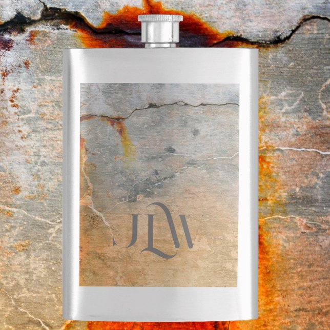 Petaca Rusty Gray Urban Grunge Elegante (Subido por el creador)