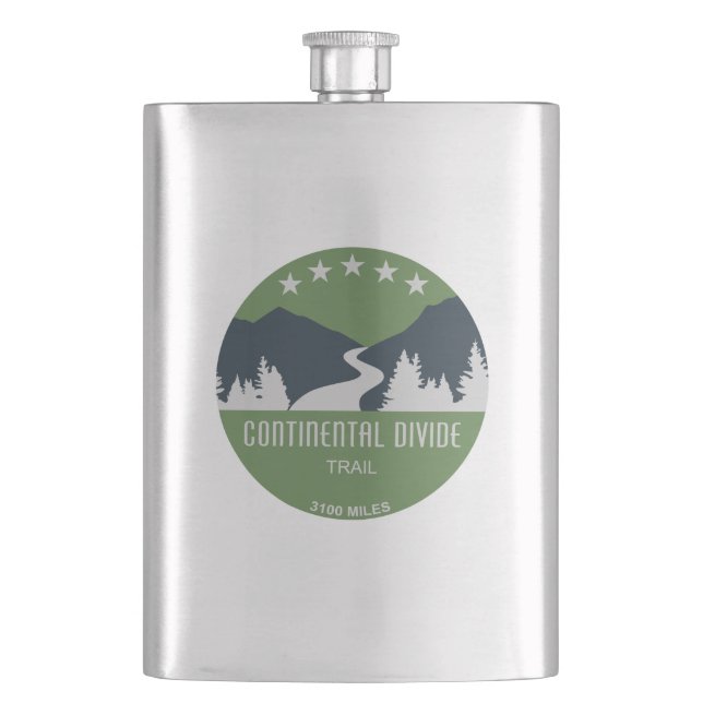 Petaca Ruta de la división continental (Anverso)