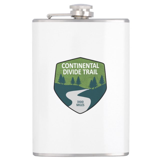 Petaca Ruta de la división continental (Anverso)