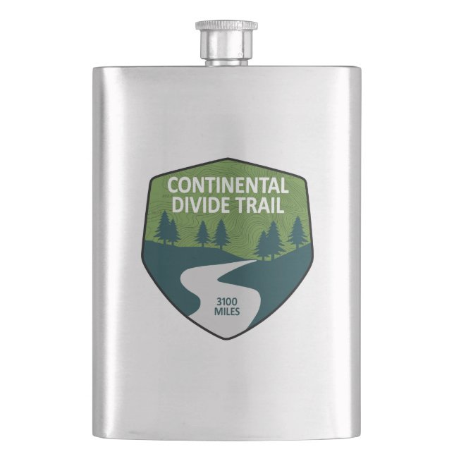 Petaca Ruta de la división continental (Anverso)