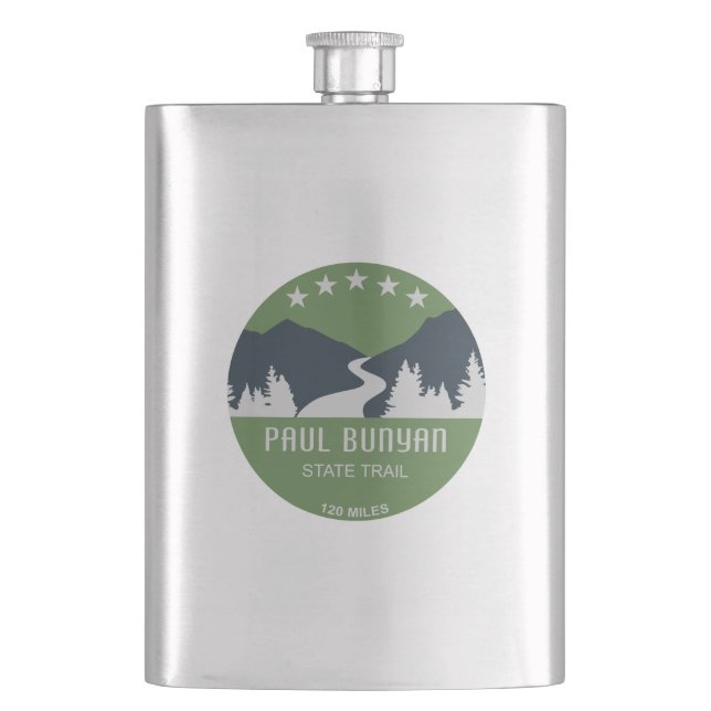 Petaca Ruta Estatal Paul Bunyan (Anverso)