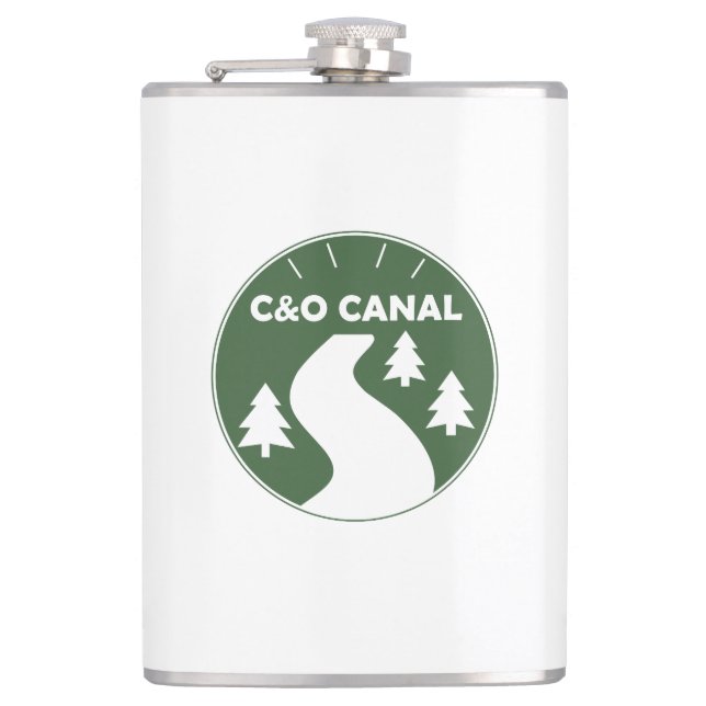 Petaca Ruta hacia el canal de C&O (Anverso)
