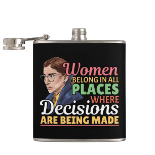 Petaca Ruth Bader Ginsburg Abogada Feminista Jueza