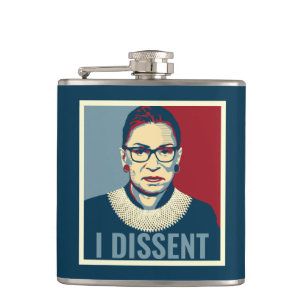 Petaca Ruth Bader Ginsburg, yo discrepo del pop-art