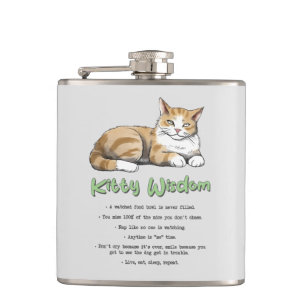 Petaca Sabiduría Kitty - Gato gracioso que gobierna con u