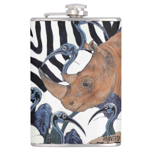 Petaca Sacred Rhino (Anverso)