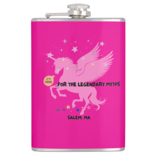 Petaca Salem Unicorn "Estoy aquí por los mitos legendario