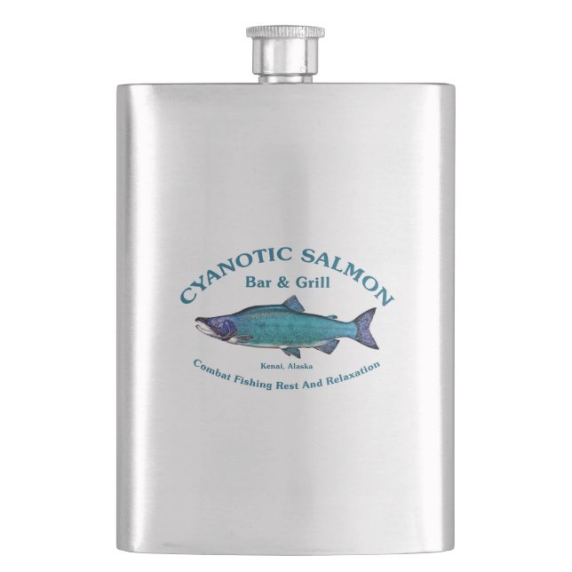 Petaca Salmon Bar & Grill Cyanotic (Anverso)