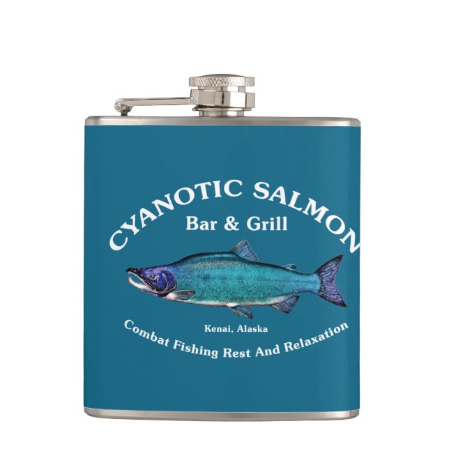 Petaca Salmon Bar & Grill Cyanotic (Anverso)