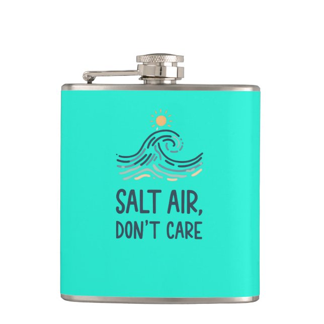 Petaca Salt air dont care (Anverso)