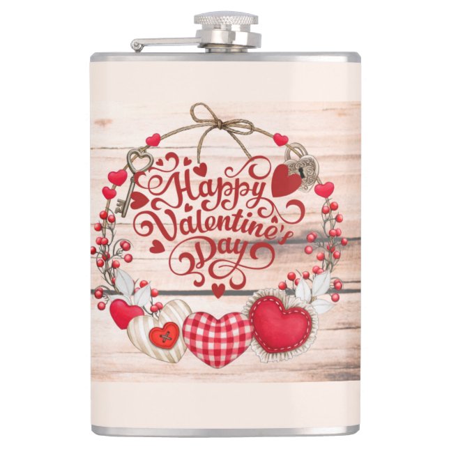Petaca Saludos de San Valentín (Anverso)