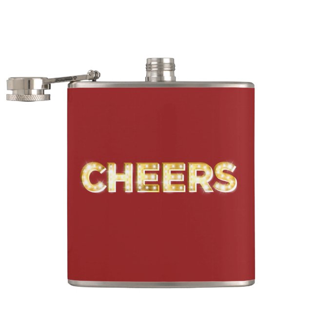 Petaca Saludos en la vieja máscara de las luces de marque (Abierto)