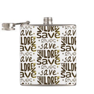 Petaca Salven niños, salven vidas