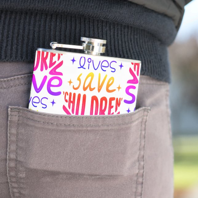 Petaca Salven niños, salven vidas (In Situ)