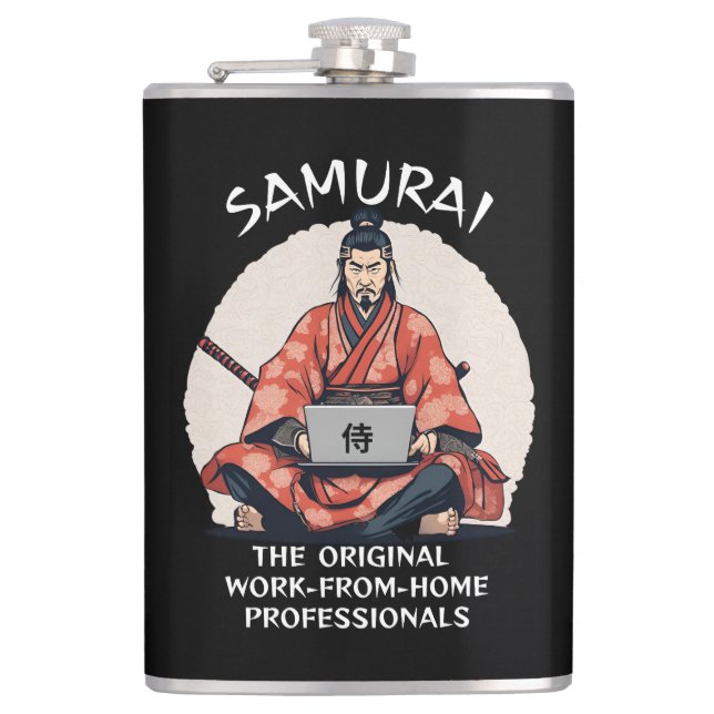 Petaca Samurai: Los profesionales originales del trabajo  (Anverso)