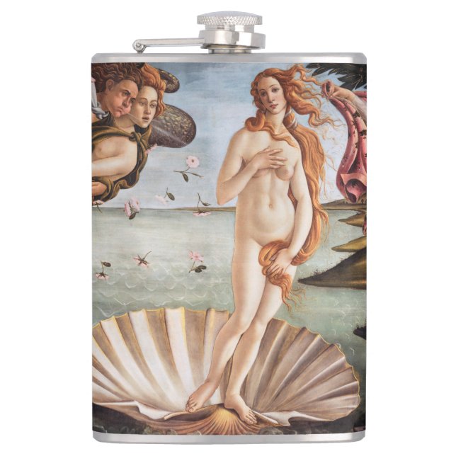 Petaca Sandro Botticelli - Nacimiento de Venus (Anverso)