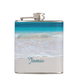Petaca Sandy Beach Personalizado Flask