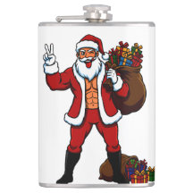 ¡Santa Búfalo Signo de Paz! Abdominales Rotos y Na
