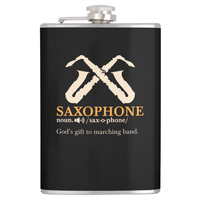 Petaca Saxofón - Definición de saxofón (Anverso)