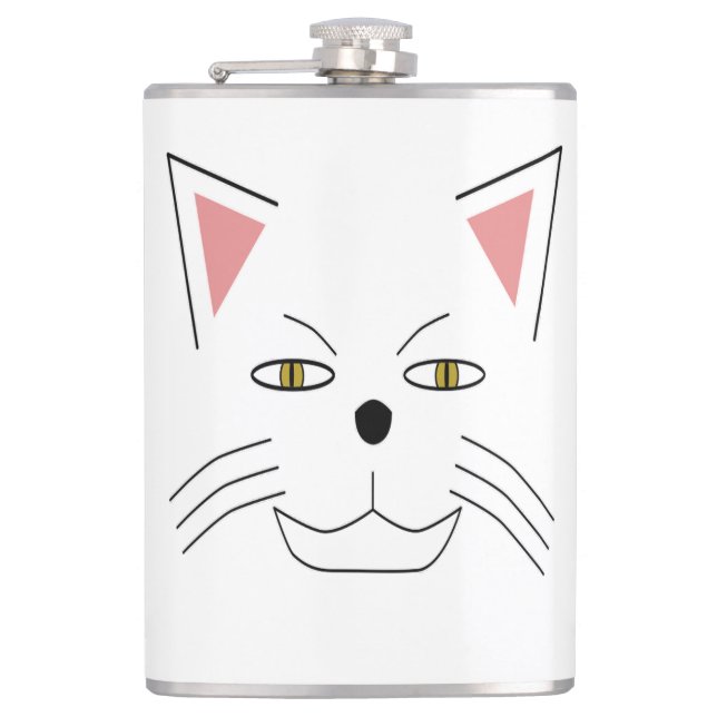 Petaca scary cat meow meow (Anverso)