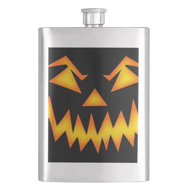 Petaca Scary Jack O Lantern Face (Anverso)