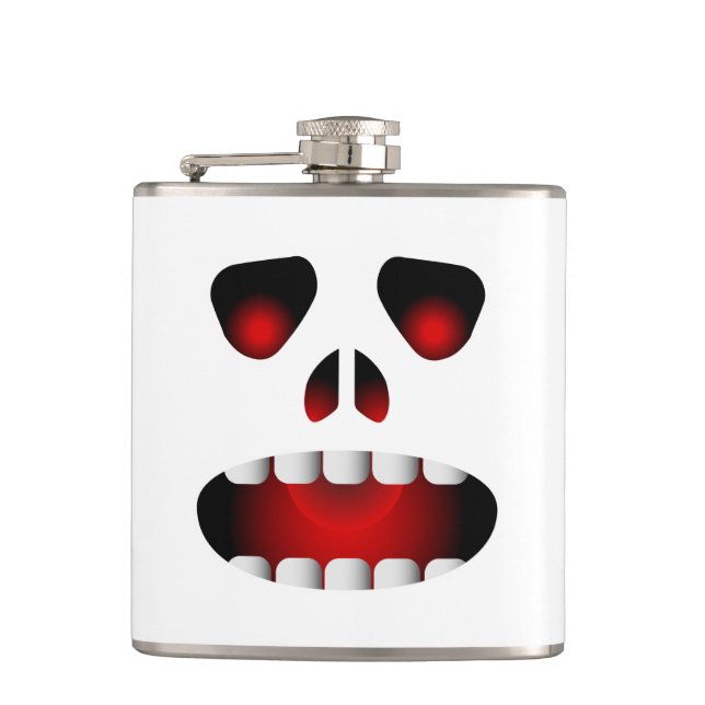 Petaca Scary Skull (Anverso)