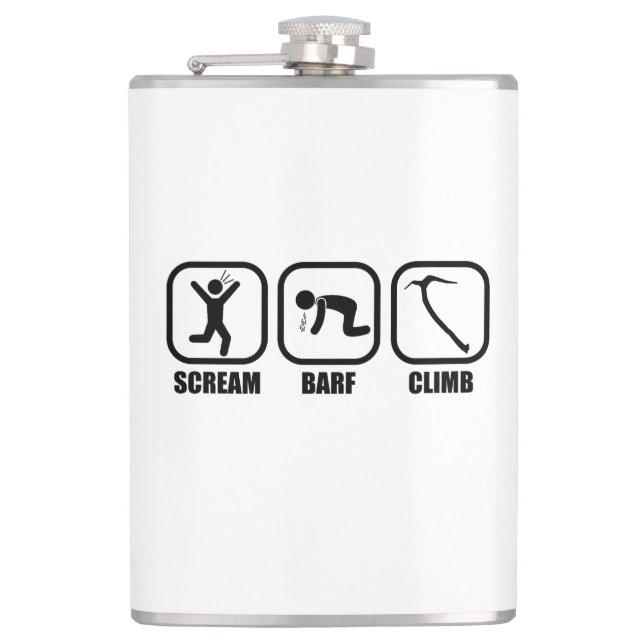 Petaca Scream Barf Climb (Anverso)