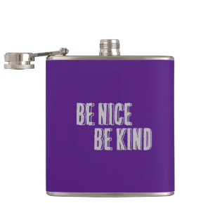 Petaca Sé bueno, sé amable Vinyl envuelto